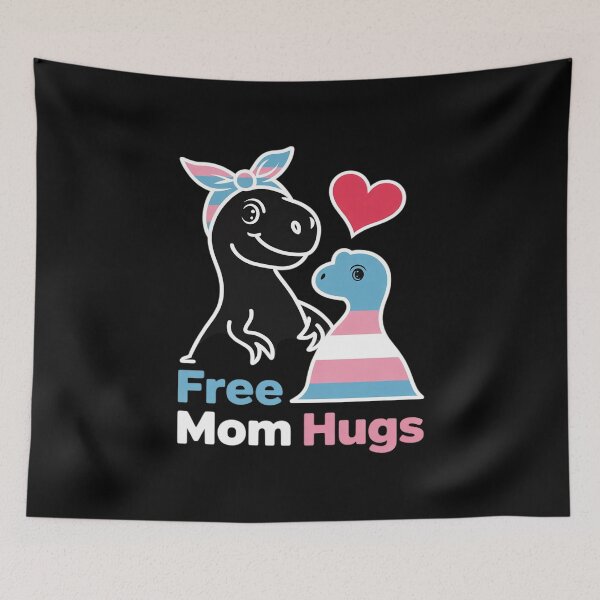 Item preview, Trans Free Mom Hugs Dinosaur Rex Mama Transgender Pride  designed and sold by PowAcademy.
