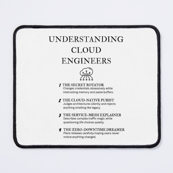 Item preview, Understanding Tech Roles – Cloud Engineer Humor designed and sold by PsyFlow35.