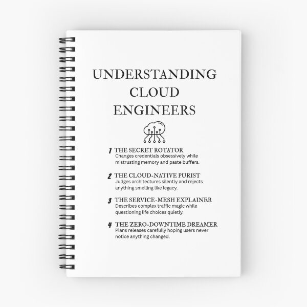 Item preview, Understanding Tech Roles – Cloud Engineer Humor designed and sold by PsyFlow35.