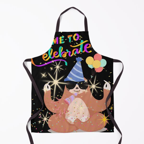 Item preview, Time To Celebrate - Cute Party Sloth Funny Design designed and sold by Extremeallie.
