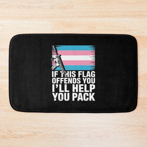 Item preview, Trans If This Flag Offends You AR-15 Gun Rights Trans designed and sold by PowAcademy.