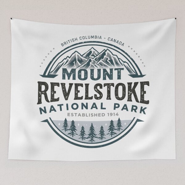 Item preview, Mount Revelstoke National Park - Canada  designed and sold by GoodOldVintage.