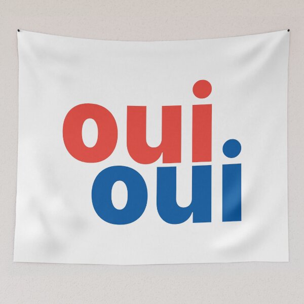 Item preview, Oui Oui French Words designed and sold by Jeallan Designs.