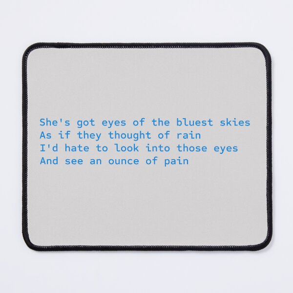 Item preview, She's got eyes of the bluest skies - Sweet Child O' Mine - Guns N' Roses designed and sold by Planet Utoppia.