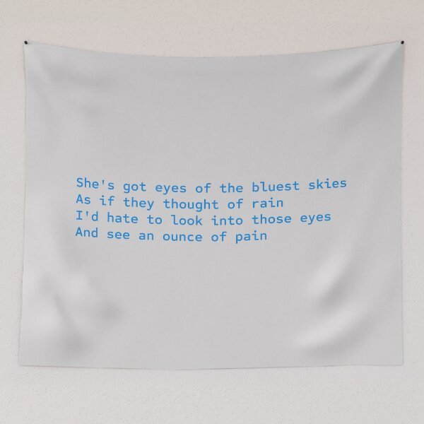 Item preview, She's got eyes of the bluest skies - Sweet Child O' Mine - Guns N' Roses designed and sold by Planet Utoppia.