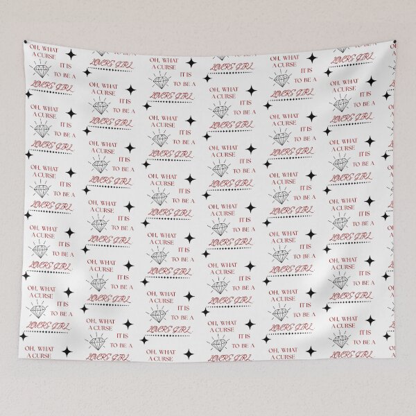 Item preview, OH, WHAT A CURSE IT IS TO BE A LOVER'S GIRL designed and sold by PinkCityCo.