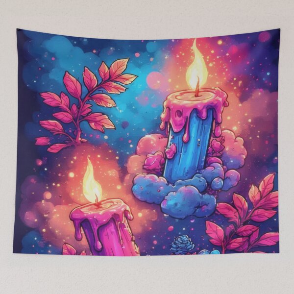 Item preview, Magic candles in the dreamy cloud land designed and sold by Mianku | Für das Leben.