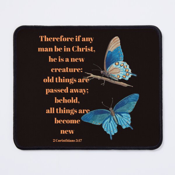Item preview, New Creation Scripture Butterfly - All Things Made | 2 Corinthians 5:17 designed and sold by KittenAndCo.