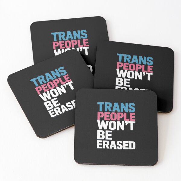 Item preview, Trans People Won't Be Erased designed and sold by PowAcademy.