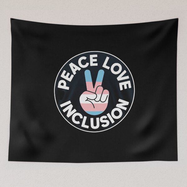 Item preview, Trans Pride LGBTQIA Peace Love Inclusion designed and sold by MathisBellanger.