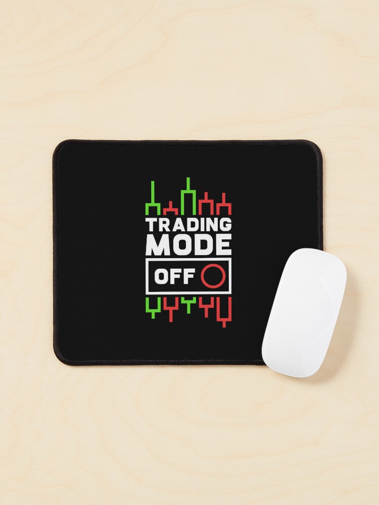 Thumbnail 1 of 5, Mouse Pad, Trading Mode Off Chart Design designed and sold by venomousvector.