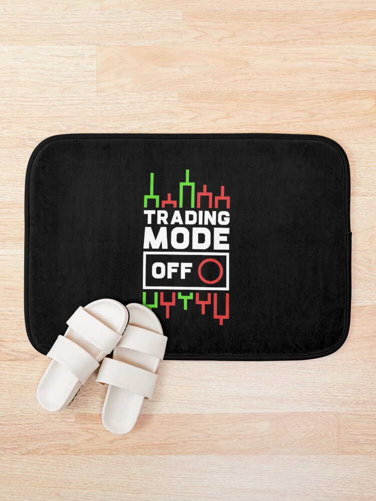Thumbnail 1 of 6, Bath Mat, Trading Mode Off Chart Design designed and sold by venomousvector.