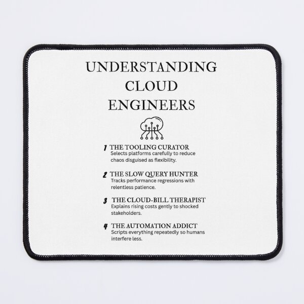 Item preview, Cloud Engineering Explained – Comedy Definition Designs designed and sold by PsyFlow35.