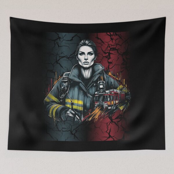 Item preview, Firefighter designed and sold by maistendencias.