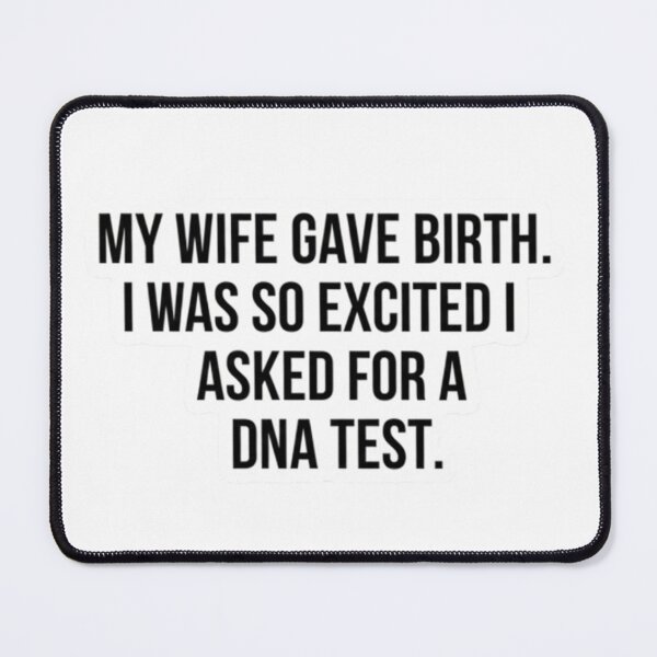 Item preview, Dad DNA Test Sarcastic Birth Announcement Sticker designed and sold by FUNNY PAW.