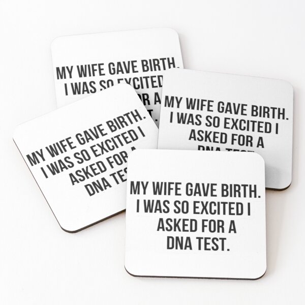 Item preview, Dad DNA Test Sarcastic Birth Announcement Sticker designed and sold by FUNNY PAW.
