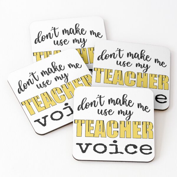 Item preview, Teacher Voice designed and sold by PurpleCowStudio.