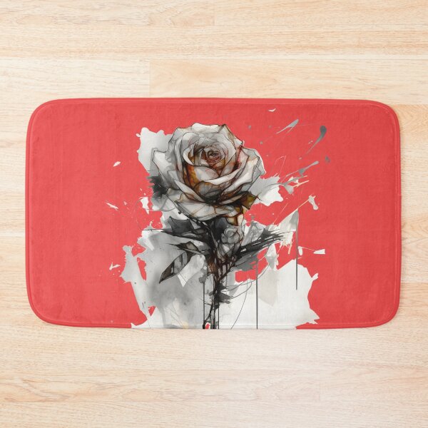Item preview, ROSE FLOWER DRAWING AND WATERCOLOR designed and sold by infinitearte.