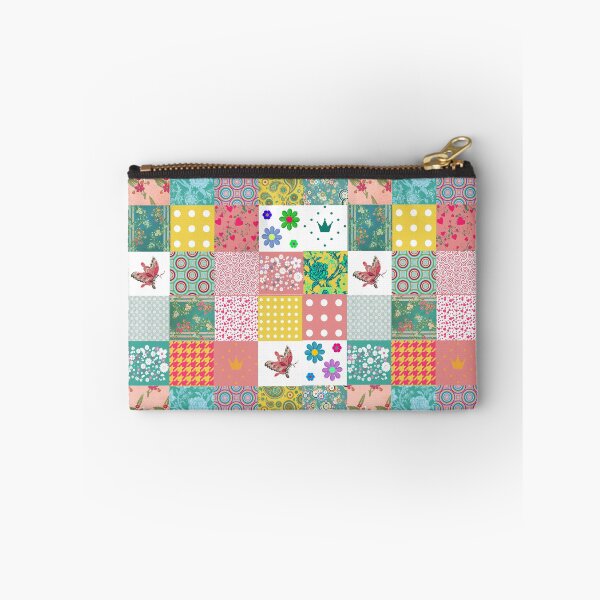 Item preview, Colorful Patchwork Pattern with Dots and Hearts designed and sold by Greenbaby.