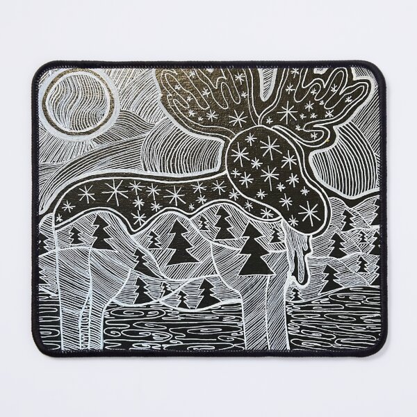 Item preview, Midnight Mountain Moose designed and sold by Brittmoose25.