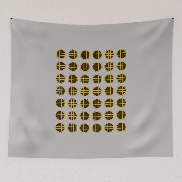 Item preview, Golden Geometric Grid T-Shirt – Minimal Luxury Abstract Pattern Tee designed and sold by KDesignCrafts.