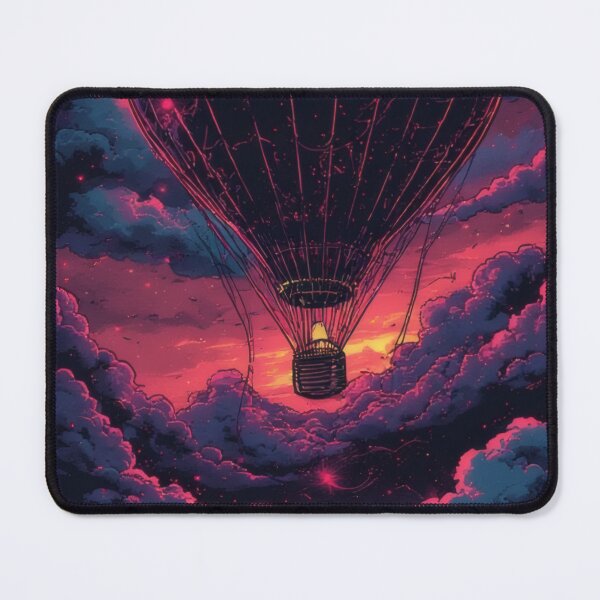 Item preview, Hot air balloon in a dramatic skyscape designed and sold by Mianku | Für das Leben.