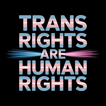 Artwork thumbnail, Trans Rights Are Human Rights Pride Month Transgender by MathisBellanger