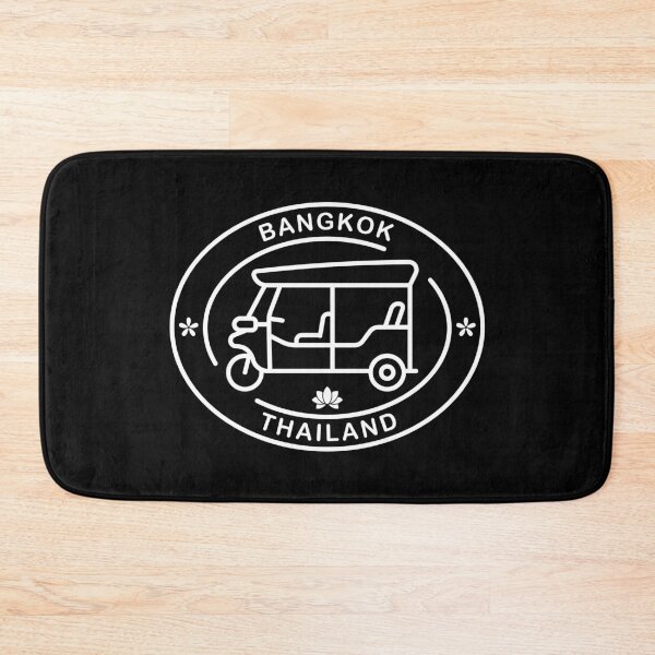 Item preview, Bangkok Tuk Tuk Line Art Emblem designed and sold by Satoshy Atelier.
