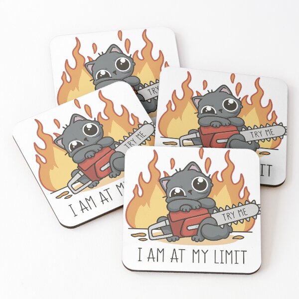 Item preview, Try Me – I Am at My Limit Cat Chainsaw Design designed and sold by haitrieuic96.
