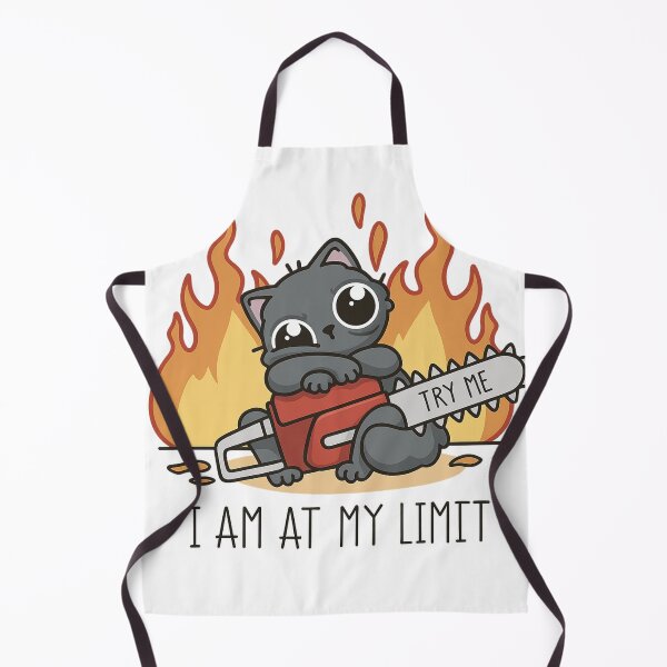 Item preview, Try Me – I Am at My Limit Cat Chainsaw Design designed and sold by haitrieuic96.