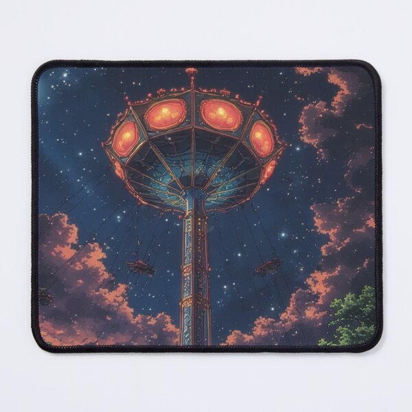 Item preview, A luminous carousel under a starry sky designed and sold by Mianku | Für das Leben.