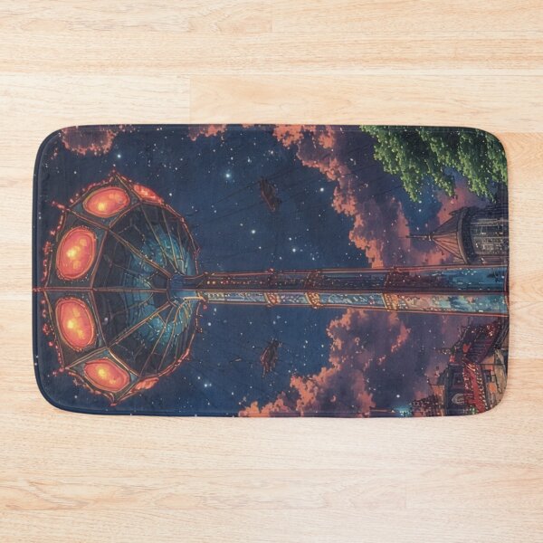 Item preview, A luminous carousel under a starry sky designed and sold by Mianku | Für das Leben.