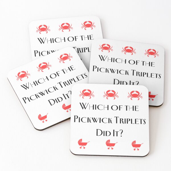 Item preview, Which of the Pickwick Triplets Did It? designed and sold by DashboardLights.