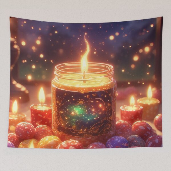 Item preview, Candlelight and cosmos in harmony designed and sold by Mianku | Für das Leben.