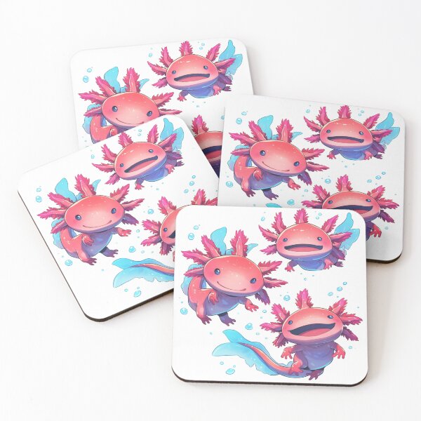 Item preview, Cute happy axolotls designed and sold by SMARTKIT  DESIGNAGENCY.