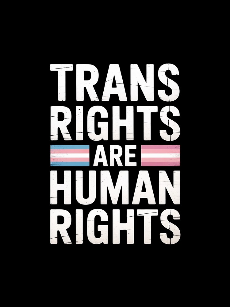 Thumbnail 3 of 3, Scarf, Trans Rights Are Human Rights designed and sold by PowAcademy.