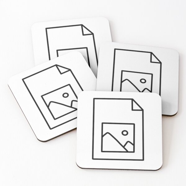 Item preview, Broken Image File Icon Funny Minimalist Internet Glitch Tech Humor Sticker for Coders and Developers designed and sold by HimBoo.