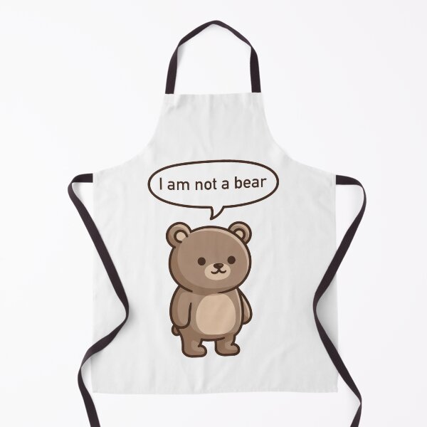 Item preview, I Am Not a Bear Cartoon Design with Speech Bubble and Playful Identity Twist designed and sold by SplashTastic.