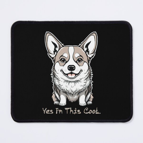 Item preview, Minimalist Cool Corgi Design – Yes, I’m This Cool | Modern Line Art Dog designed and sold by dogycorgi.