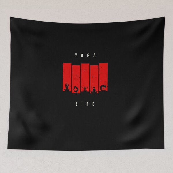 Item preview, Yoga Life Typography – Minimal Fitness & Mindfulness Design designed and sold by ConfuseLab Alt.