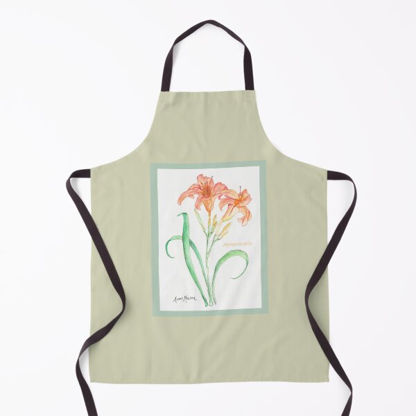 Item preview, Hemerocallis (Day Lily) - watercolor illustration designed and sold by Annie Mason Art.