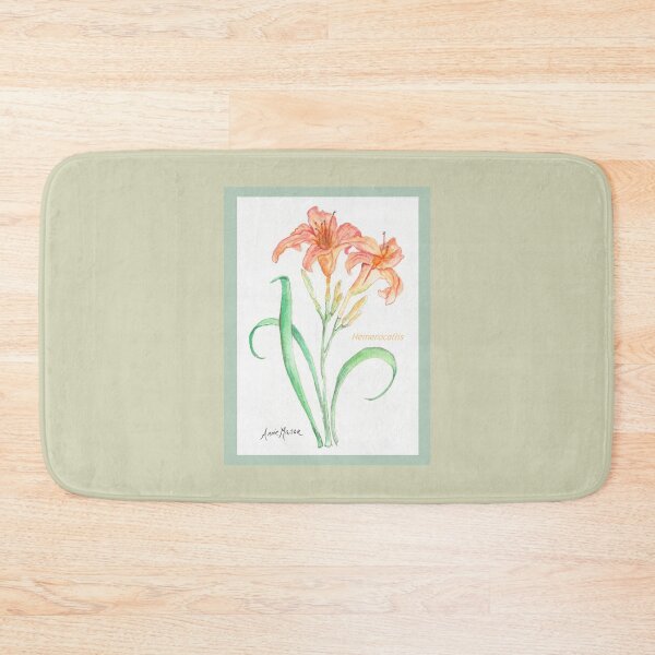 Item preview, Hemerocallis (Day Lily) - watercolor illustration designed and sold by Annie Mason Art.