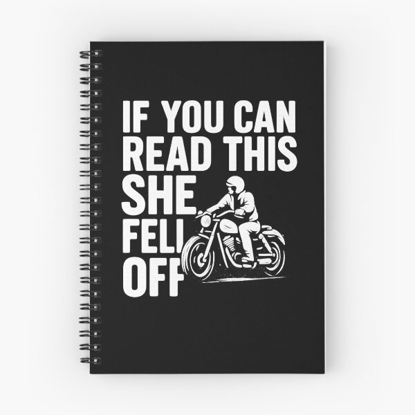 Item preview, If You Can Read This She Fell Off Funny Motorcycle Rider Art designed and sold by flagylART.