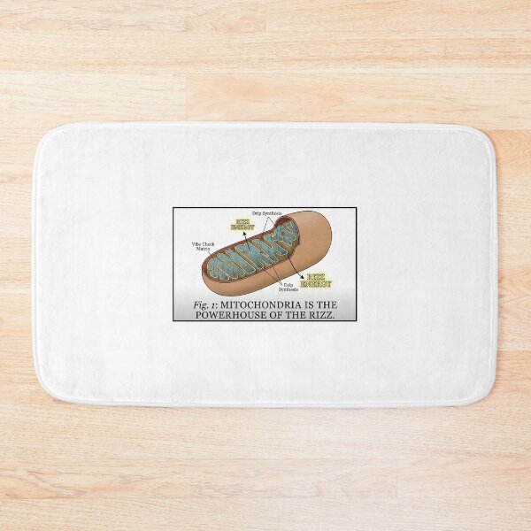 Item preview, Mitochondria Is The Powerhouse Of The Rizz designed and sold by MogLabs.
