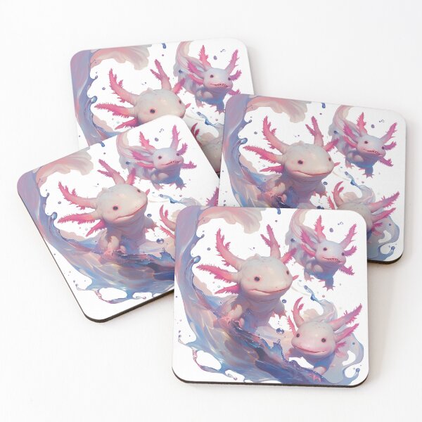 Item preview, Cute happy axolotls designed and sold by SMARTKIT  DESIGNAGENCY.
