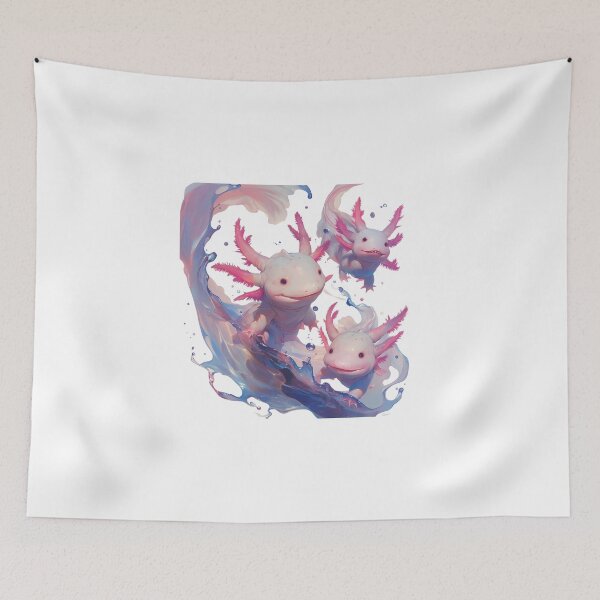 Item preview, Cute happy axolotls designed and sold by SMARTKIT  DESIGNAGENCY.