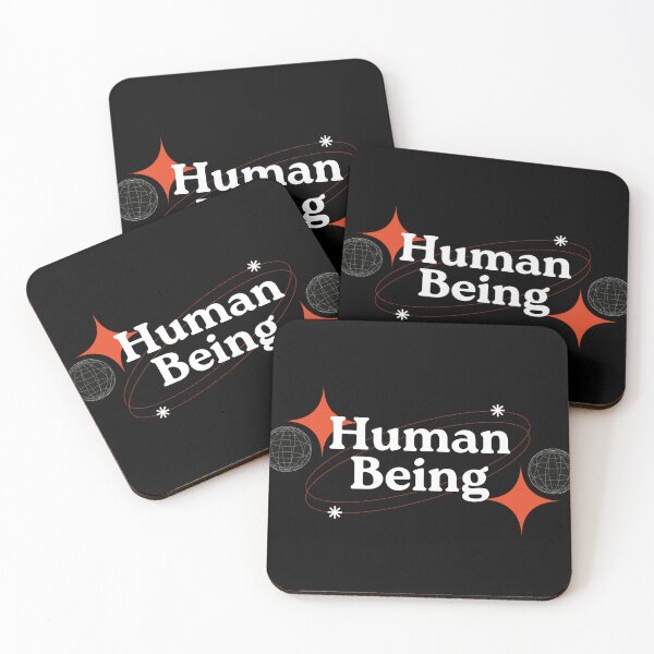Item preview, Human Being – Minimal Existential Typography Design designed and sold by ConfuseLab Shop.