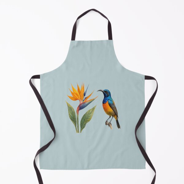 Item preview, Flower Bird of Paradise with its realistic bird painting designed and sold by the artedivino.