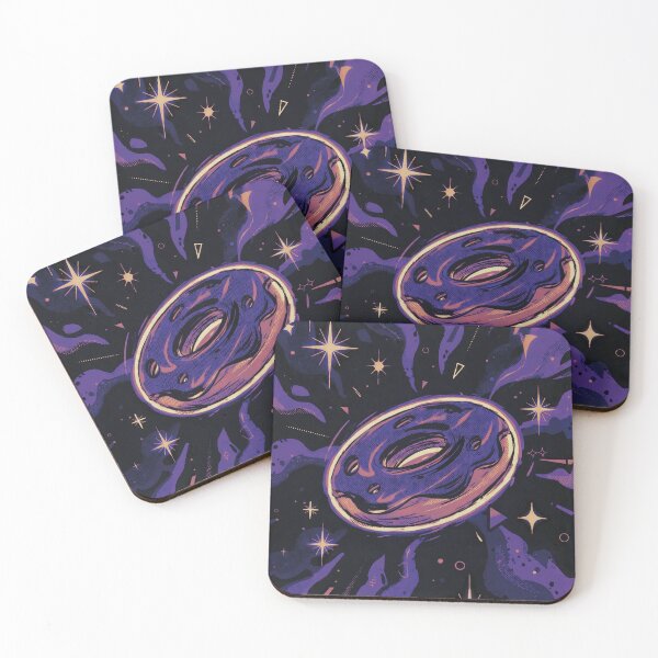 Item preview, Neon Purple Aurora Donut – Cosmic Void Glaze designed and sold by MRC4Studio.