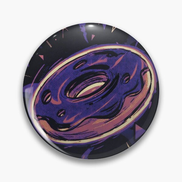 Item preview, Neon Purple Aurora Donut – Cosmic Void Glaze designed and sold by MRC4Studio.